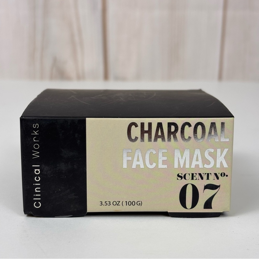 Clinical Works Charcoal Face Mask Scent No 7 Detoxifying Clarifying Wash 3.5